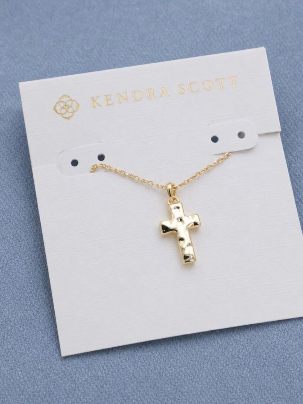 Kendra Scott Cross Pendant Necklace - Gold